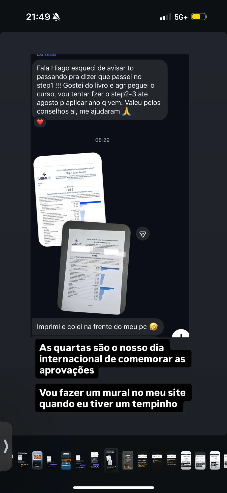 Aprovação USMLE Step 1