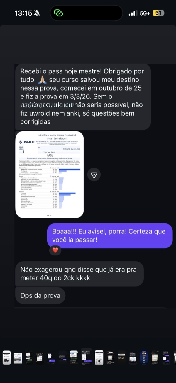 Aprovação no Step 1